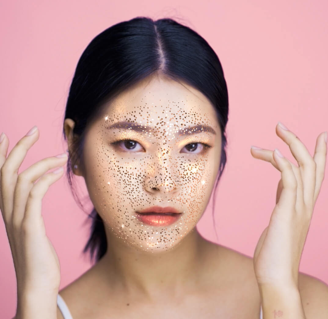 Shiny Glitter Face AR Demo DeepAR